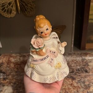 Vintage Price Import Angel Figurine Plays Music